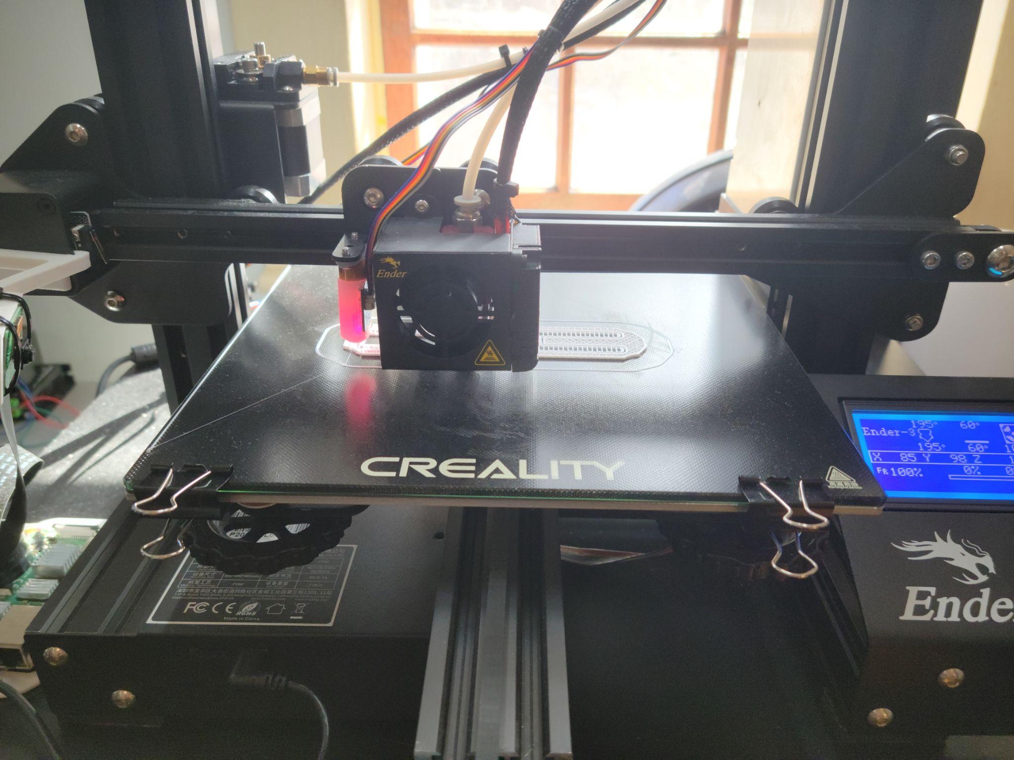 The Creality Ender 3 — the budget FDM workhorse used throughout much of this research