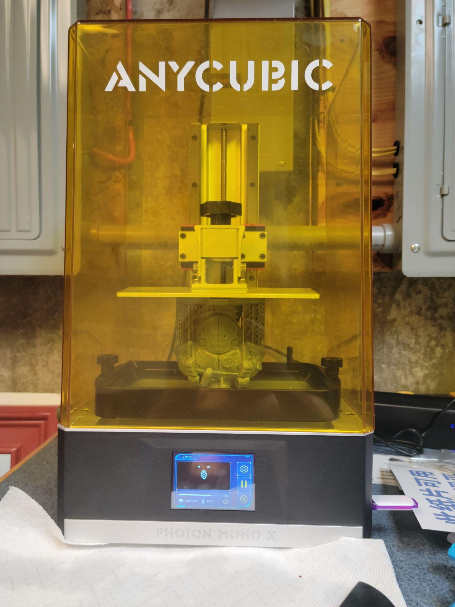 The Anycubic Photon Mono X resin printer