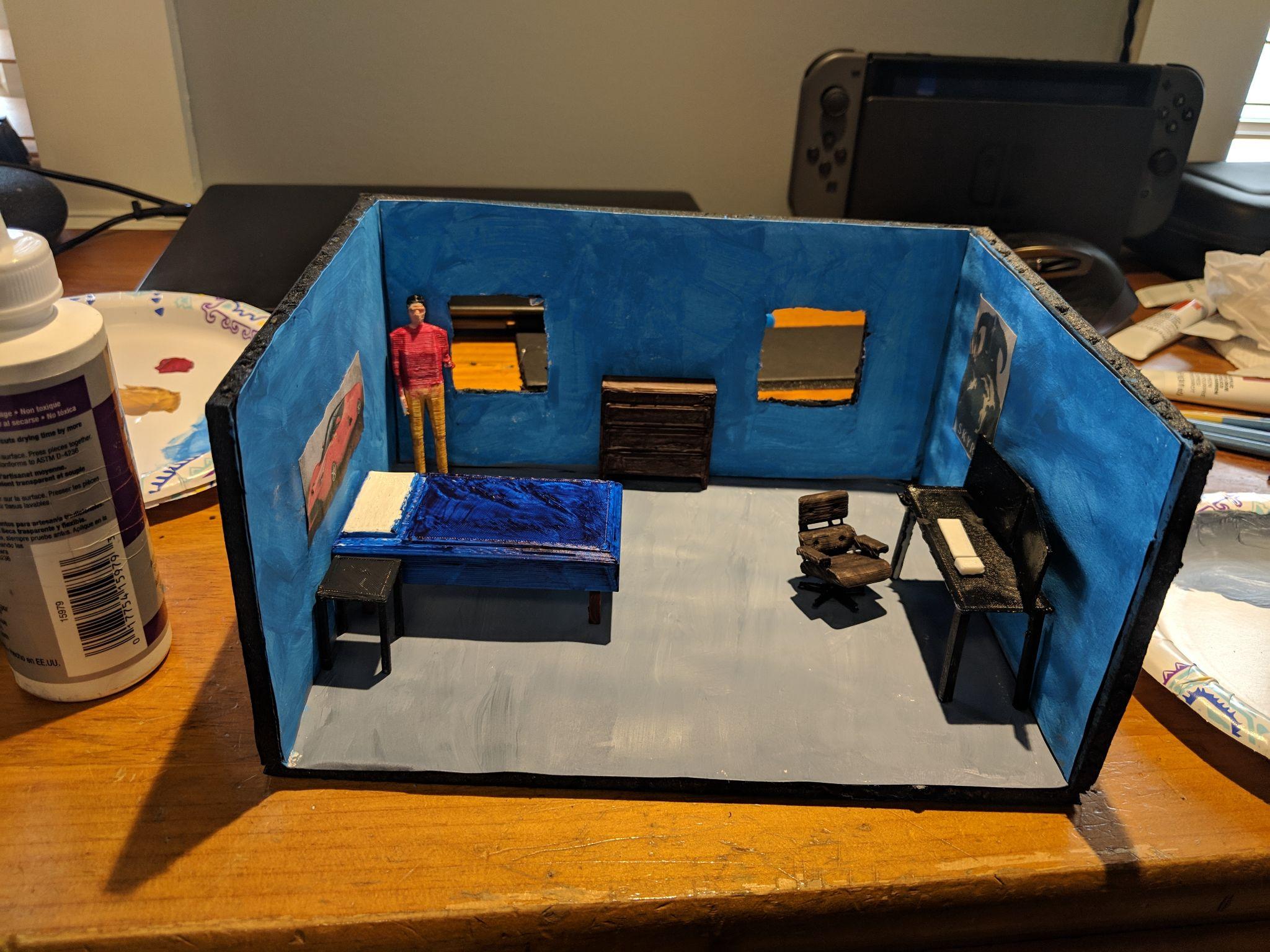 Another example of 3D printed scenic design work