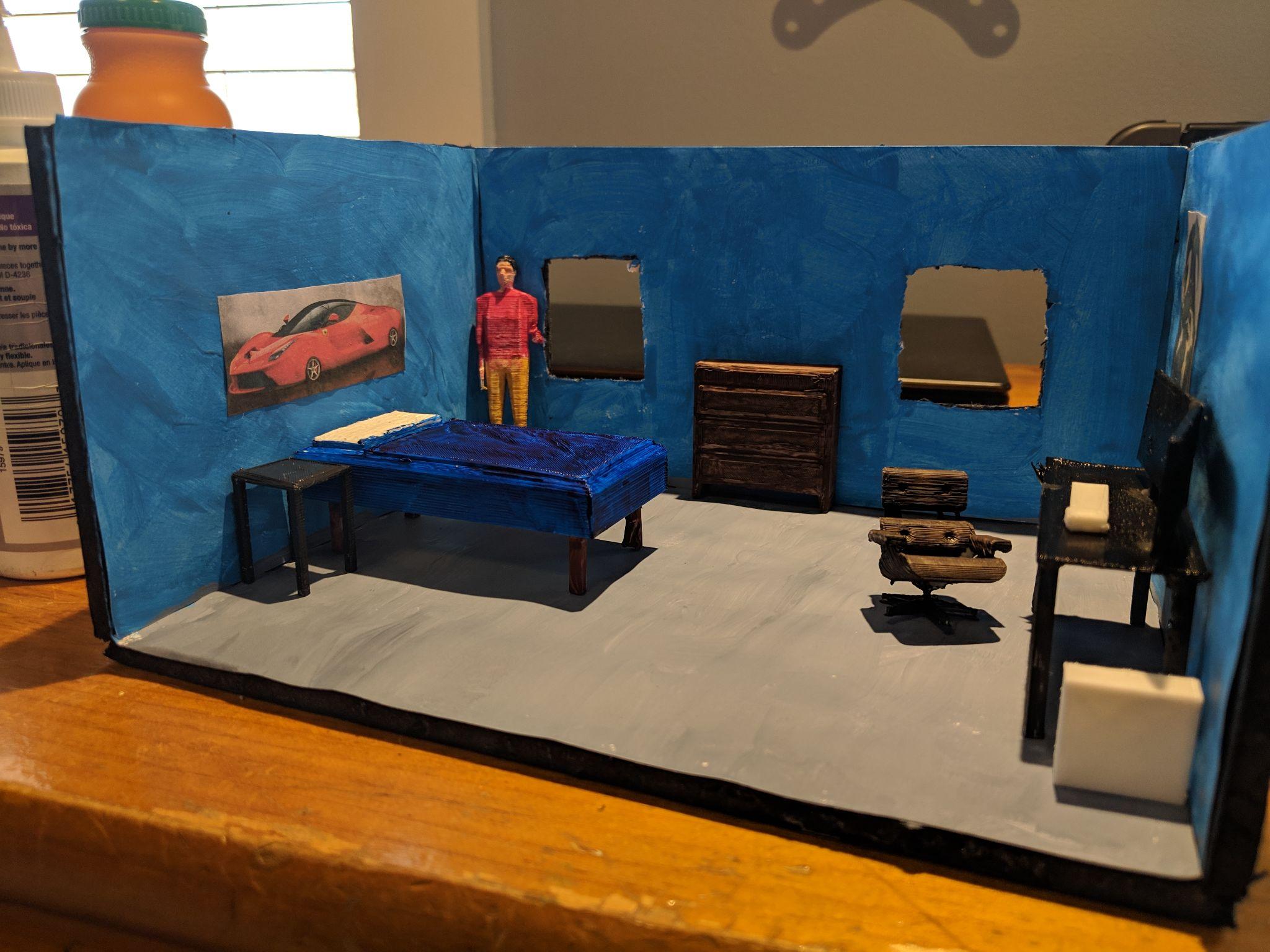 3D printed scale set models, one of the most common current applications in professional theatre